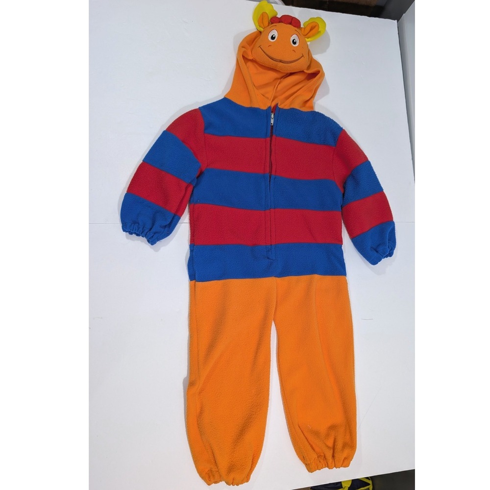 Vintage Y2K Backyardigans Tyrone Fleece Hooded Jumpsuit Costume Onesie Pajamas